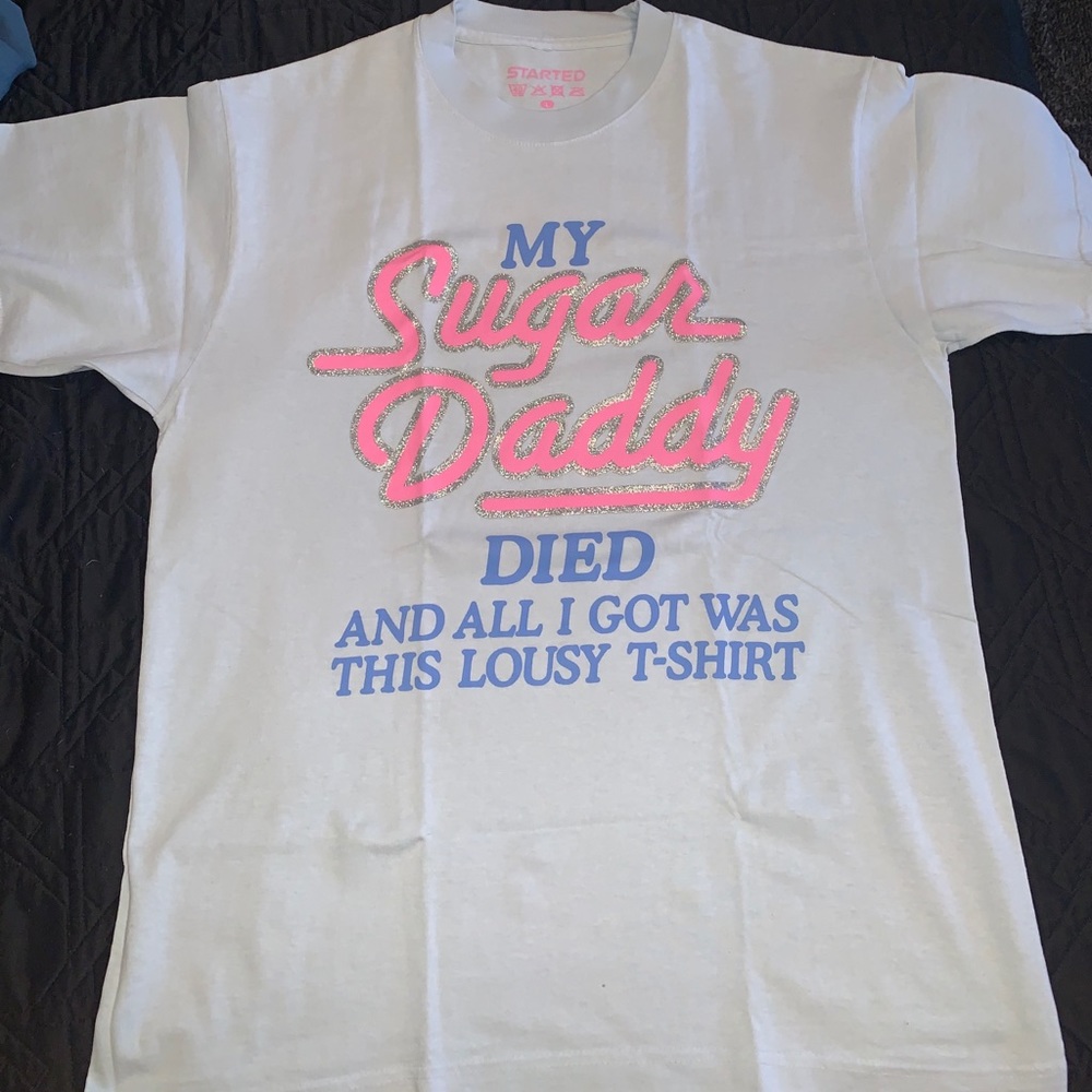 Iggy Azalea Started Merch Shirt Baby Blue L